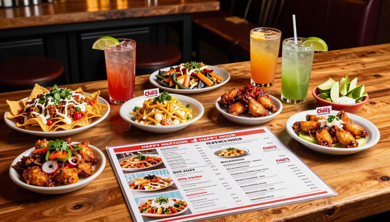 Chili's Happy Hour Menu with Prices